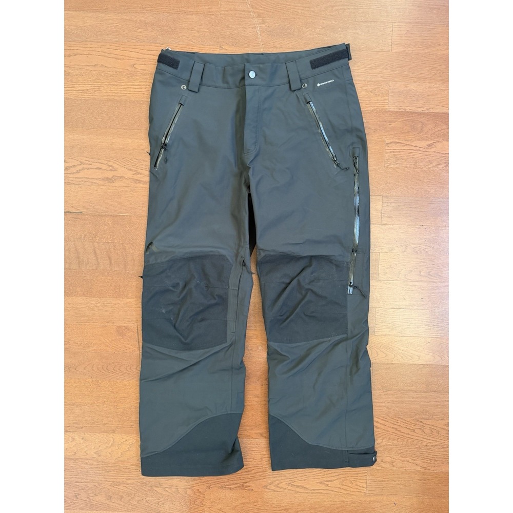 Flylow Men's Chemical Black Taped Seam Intuitive Fabrics Ski Snow Pants Size XL
